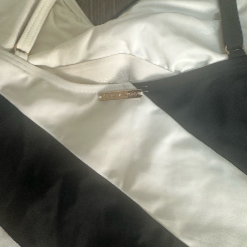 MICHAEL Michael Kors Black and White One Piece Swimsuit - Picture 3 of 7